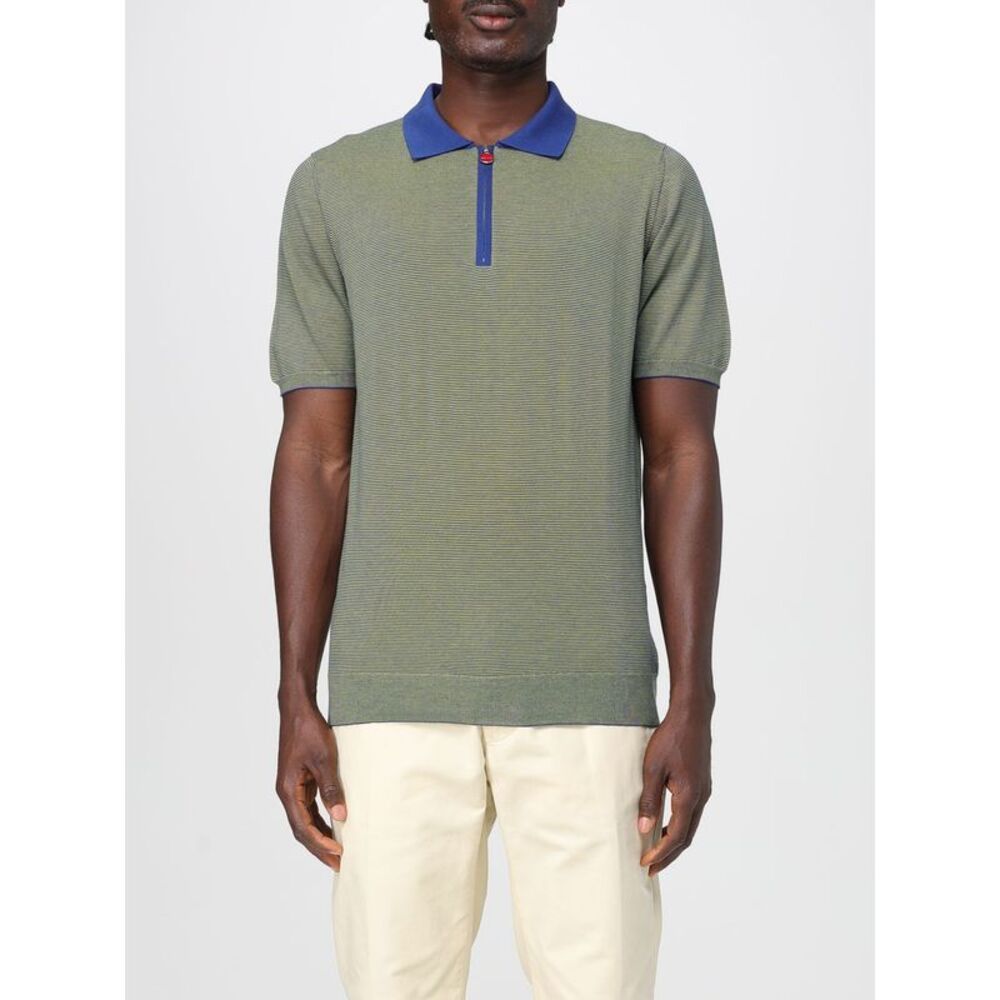 Kiton Polo Shirt Men Blue